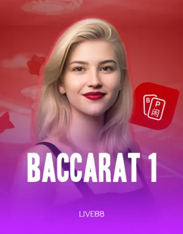 Baccarat 1 live table by Live88 at Casea Casino